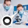 2pcs Microscope Eye Protection Goggle Tube Protective Cover Binocular Stereo Microscope Protective Cover Mounting Inner Diameter 32-35mm (Style)