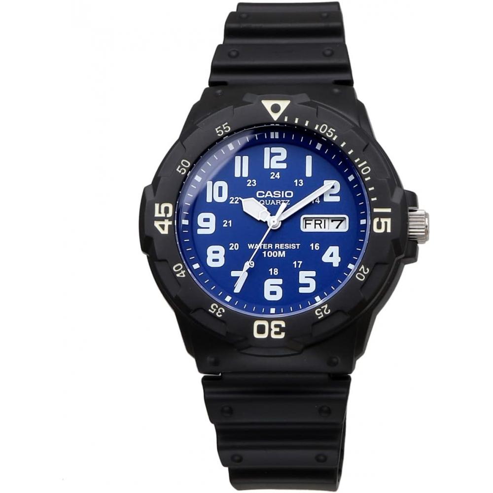 CaSio Men S Quartz Watch Blue Dial Mrw 200h 2b2v