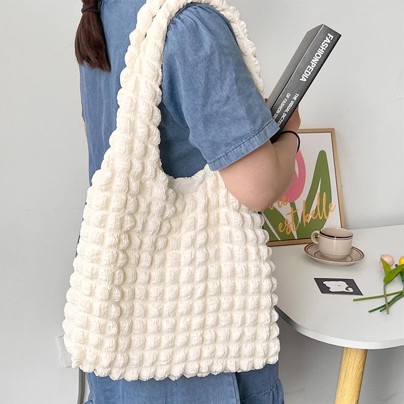 

Bubble Shoulder Bag Girl S Heart Pleated Clouds Shoulderbaghandbags For Womencasual Totemainland China