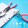 Manual Circular/heart-shaped Star Punch, DIY Set of Student Handmade Stationery
