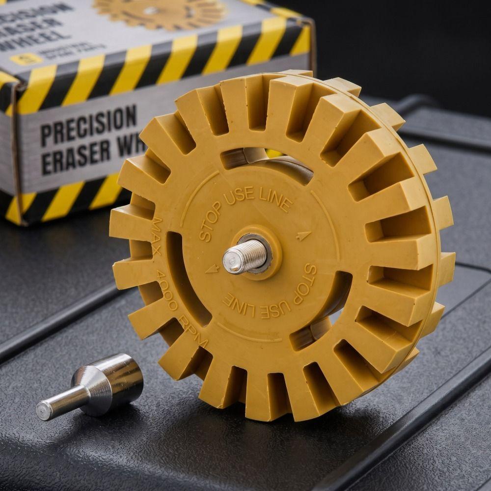 4 Inch Diameter Decal Eraser Wheel Knobby Slotted Edge Eraser Wheel Tool  Car Decal Removal