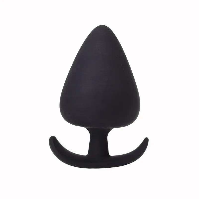 Unisex Silicone Anal Plug 5 Sizes round Butt Plug Wearable Stopper Adult Sex Toy for Men/Women Trainer