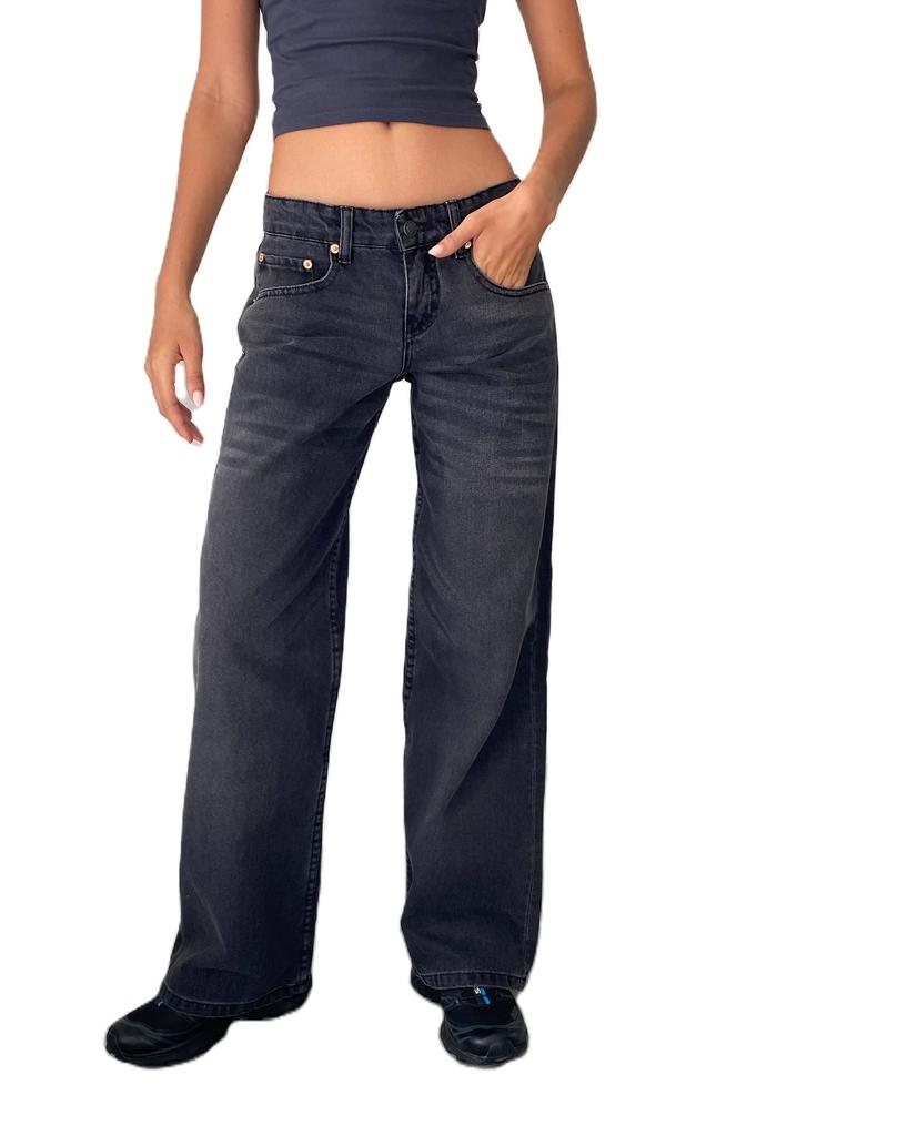 Hochwertige grenzüberschreitende Jeans für europäische und amerikanische Frauen Amazon Temu Neue Damen Straight Jeans