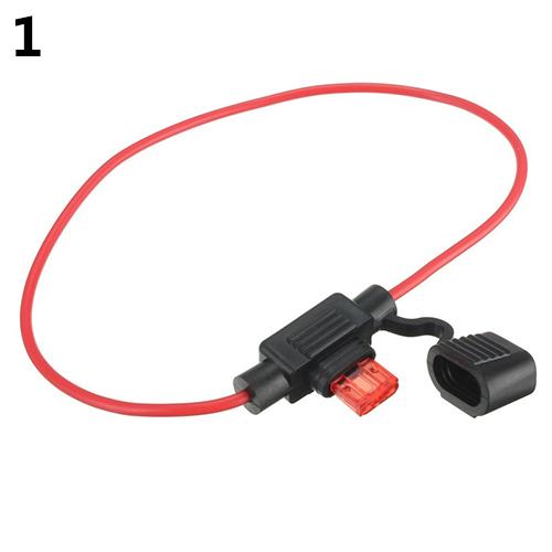 Auto Auto 10A 15A 20A 30A Mittelgroßer wasserdichter Standard-Blade-Sicherungshalter
