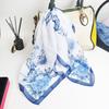 Spring and Summer Large Square Scarf, Silk Scarf, Printed Gauze Scarf, Thin and Elegant New Korean-style Chiffon Sun Protection Shawl for Women