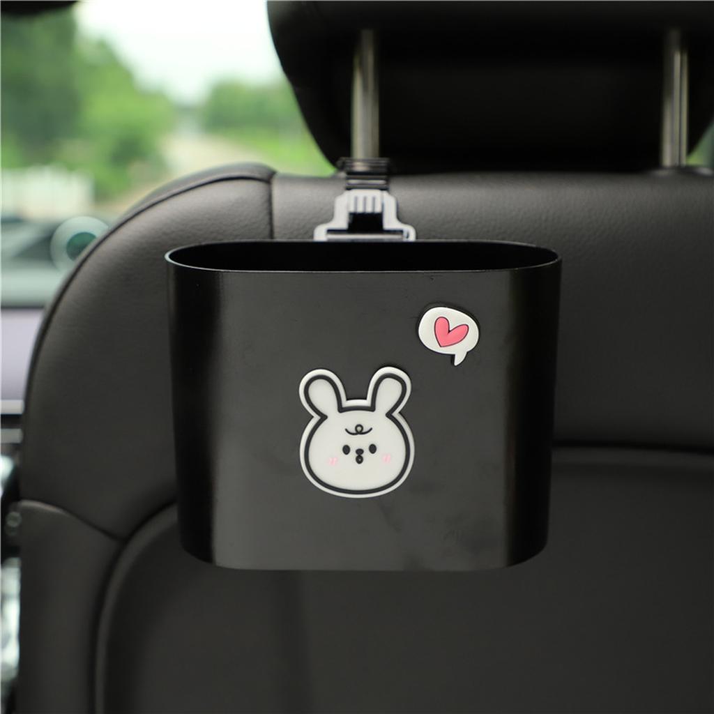 Car Garbage  Cartoon Seat Back Door Hanging Storage Box Multifunctional Garbage  Car Interior Supplies