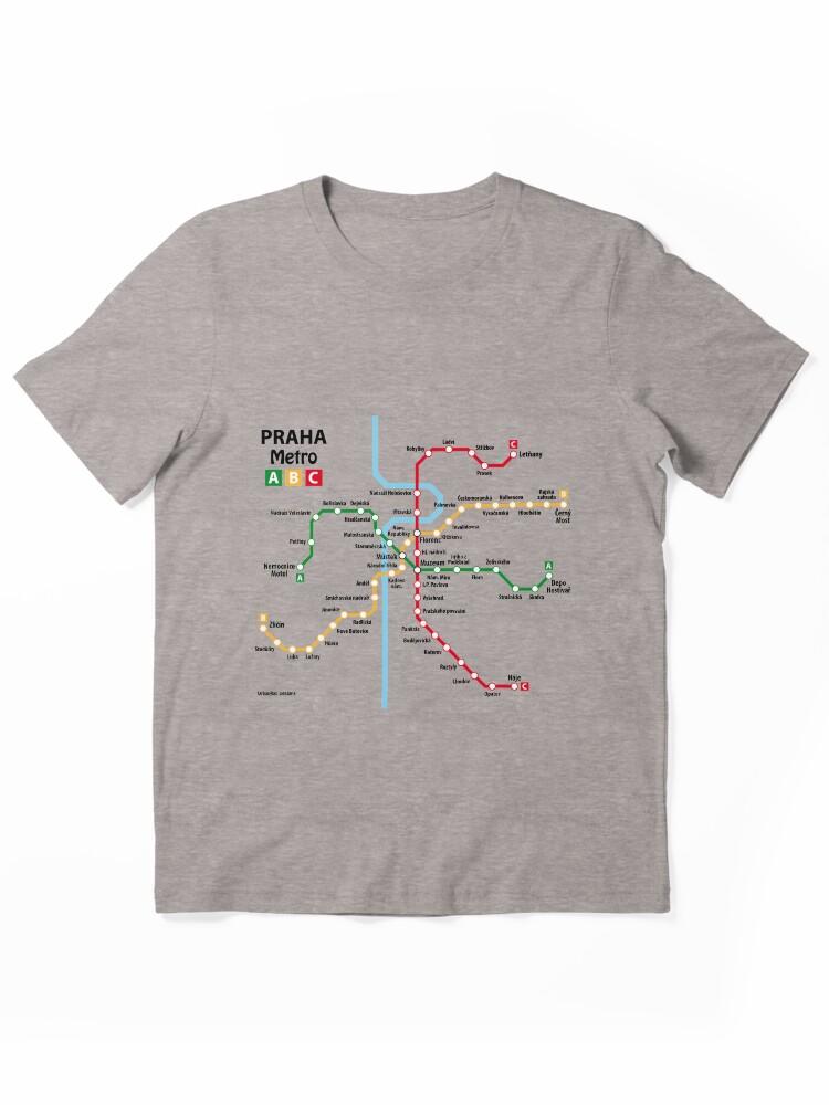 Metro PRAGUE metro network Essential T-Shirt