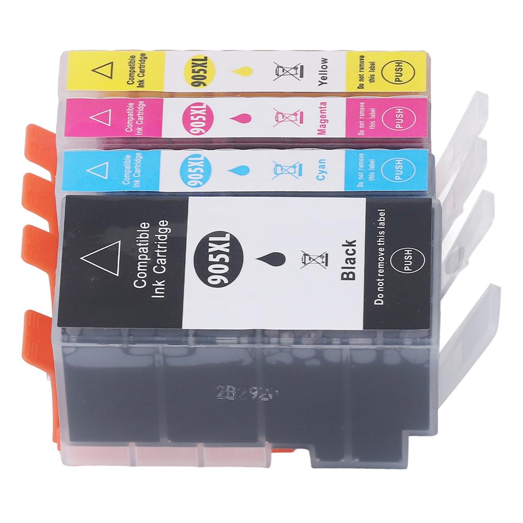 Ink Cartridge Smooth Output PP BK C M Y Printer Ink Cartridge Replacement for Officejet Pro 6960 6970