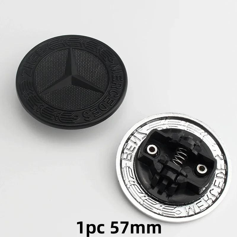 1ks 57mm Přední kapota auta Znak Odznak Kapota Pro Mercedes Benz AMGW204 W205 W212 W213 W221 W177 W246 GLA GLC Autopříslušenství