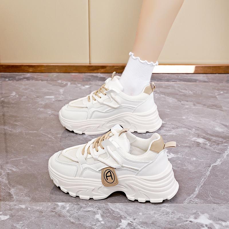 Dad shoes women's 2025 new spring models popular platform white shoes student versatile casual sports women's shoes T81