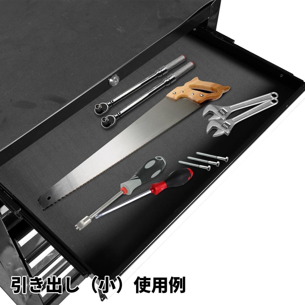 Jack Boss Tool Zesílený Válcový Nástroj Nástroj Spousta Úložného Prostoru Skříňka, 7-Zásuvková Skříňka, Černá, Kolečka, Skříňka, Box, 7-Zásuvkový Typ, Víceúčelový