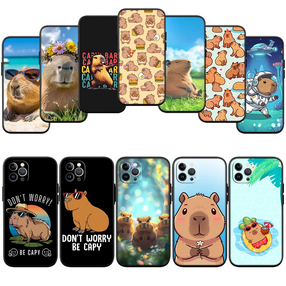 Cartoon  Capybara New High-End Cover Phone Case for Redmi Note 13 14 Pro+ Plus A3 13X 13C 14S 14C
