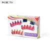 kads 3pcs Plastic Tip Stand Display with 10 Natural False Nail Tips Practice Training Use Nail Art False Tips Training Tool