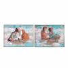Toile Décorative - DKD Home Decor - Shabby Chic - 80 X 60 Cm - Lot De 2 Unités