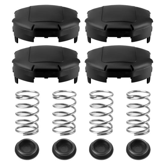 X472000070 Trimmer Head Cap Weed Trimmer Speed Feed 400 Cap with Spring Replacement String Spool Cover for Echo Weed Eater SRM-225 SRM-230 PAS-225