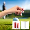 Golf Tee Brush Set with Fixed Limit Design Durable Bristle Heads for Cleaning Golf Tees and Maintaining Tee Surfaces Practical Golf Accessories