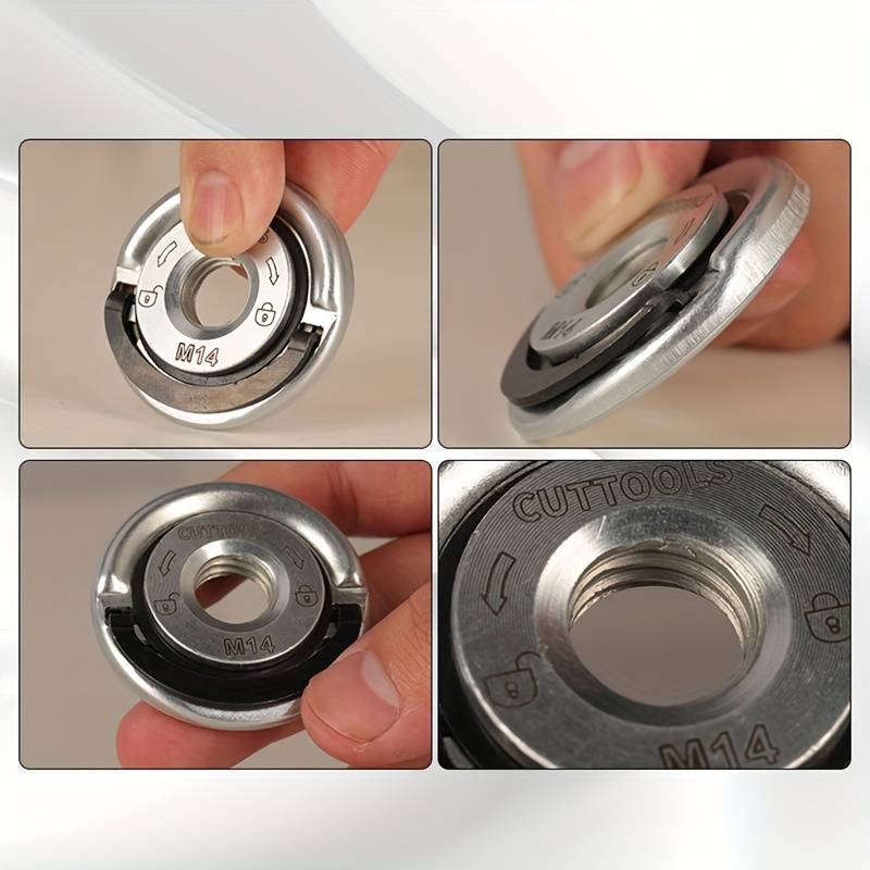 M14 Angle Grinder Platen  Self-Locking Platen Grinder Threaded Angle Grinder Angle Grinding Plate Quick Release Power Chuck Tool