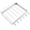 Foldable Grill Rack BBQ Skewers Barbecue Rack for Meat, Shrimp, Chicken, Veggie