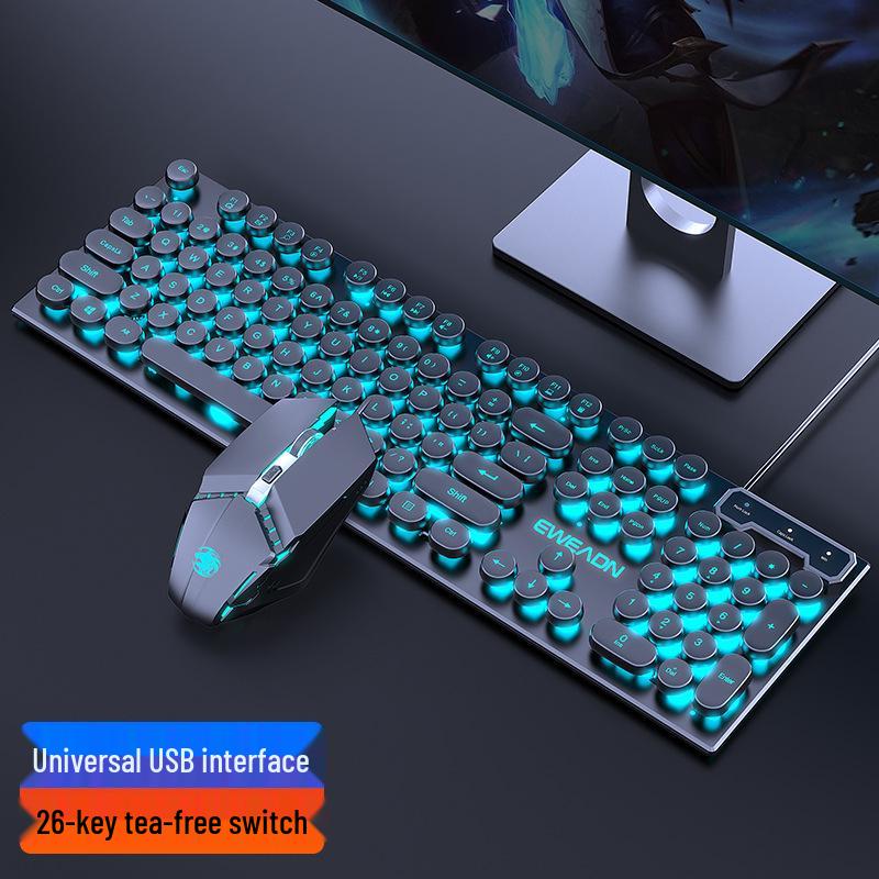Pioneer GX330 Mechanical-Feel Gaming Keyboard & Mouse Set - Luminous for PC/Laptop