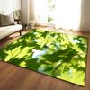 Maple Leaf Living Room Carpet Bedroom Dining Room Floor Mat Pattern Size
