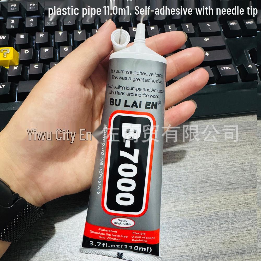 B7000 Mobile Phone Screen & Case Adhesive with Needle Applicator for Rhinestones & Jewelry.