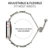 Watchband For Apple Watch Series 11 10 42mm/9 8 7 41mm/SE3 SE2 SE 6 5 4 40mm/3 2 1 38mm Heart Clover Zinc Alloy Metal Strap