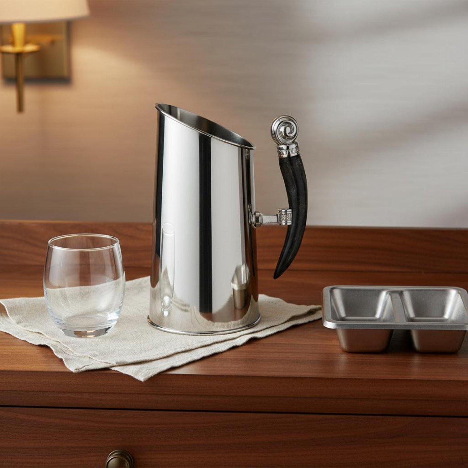 Stainless Steel Ice Bucket Modern Minimalist Decorative Easy to Polished