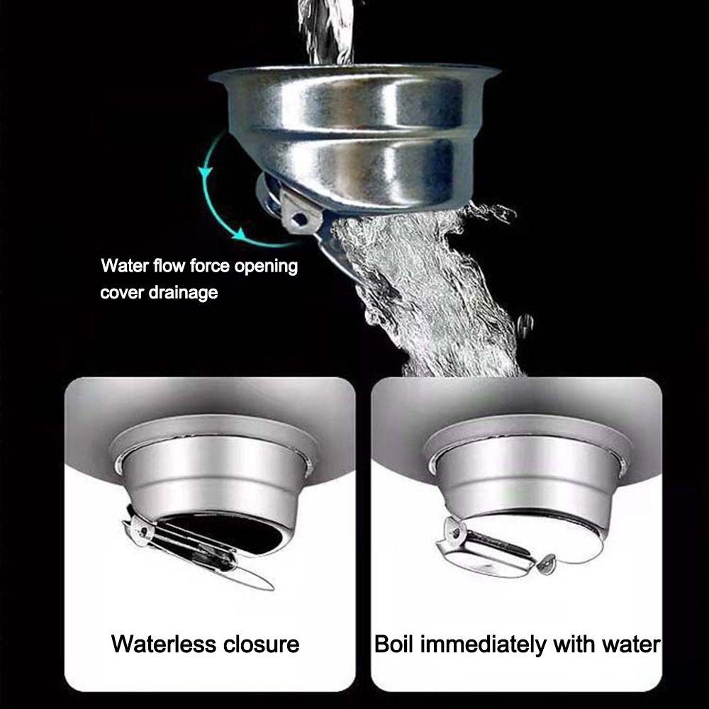 Hair Catcher Stainless Steel Floor Drains Trap Bathtub Ground Leakage  Kitchen Bathroom Hotel
