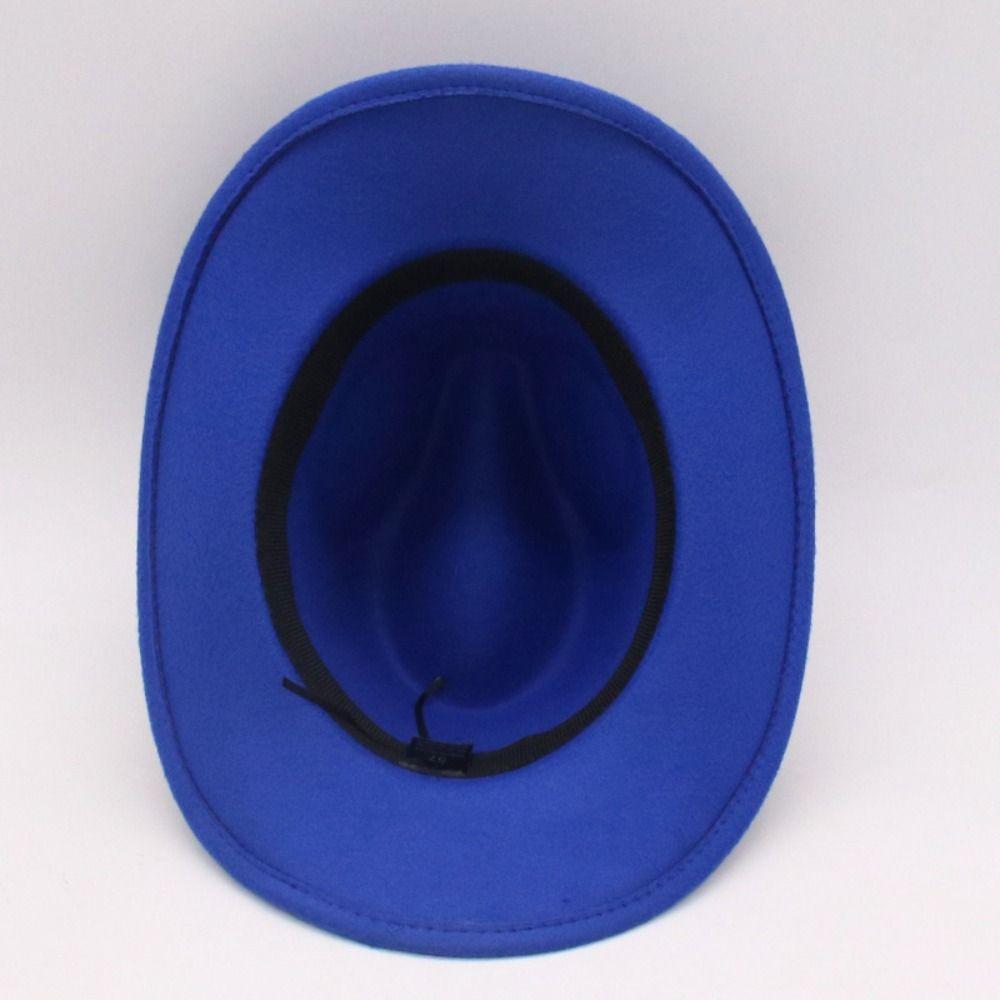 Fedora Hat Topper Hat Upturned Edge Jazz Hat Fashion Show Hats  Cowgirl Party Decorations