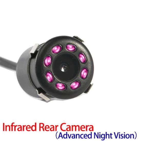 Hippcron Reverse Camera Rearview Car Infrared Night Vision For Parking CCD Waterproof HD Universal Auto Reversing
