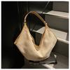 New Holiday Style High-end Sense Large Capacity Tote Bag Dumpling Bag Lazy Wind One Shoulder Messenger Bag Women