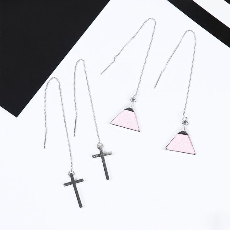 S925 Silber DIY Ohrdraht Gewinde mit Biegering baumeln Ohrringe Schmuckherstellung