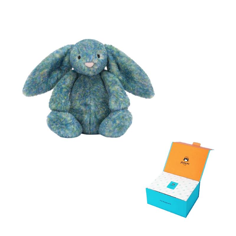 JELLYCAT Bonnie Rabbit Celebration Blue Bonnie Rabbit Doll Plush Figure 31cm/51cm Height