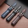 Quick Release Vintage Retro Leather Watch Strap for Seiko for Omega 20mm 22mm 24mm Soft Cowhide Bracelet Men Women Watch Band