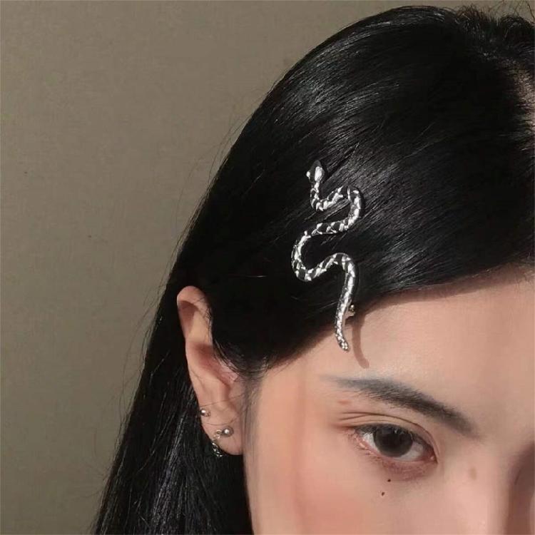 Snake Hair Accessories Hair Clip With Rhinestones And Metal Designs Prom Hair Decoration Hair Barrettes for Women Girls