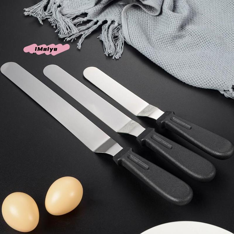 Stainless Steel Cream Spatula for Baking And Pastry 6/8/10/12 Inch Cake Decorating Tool Flat Spread Kitchen Supplies