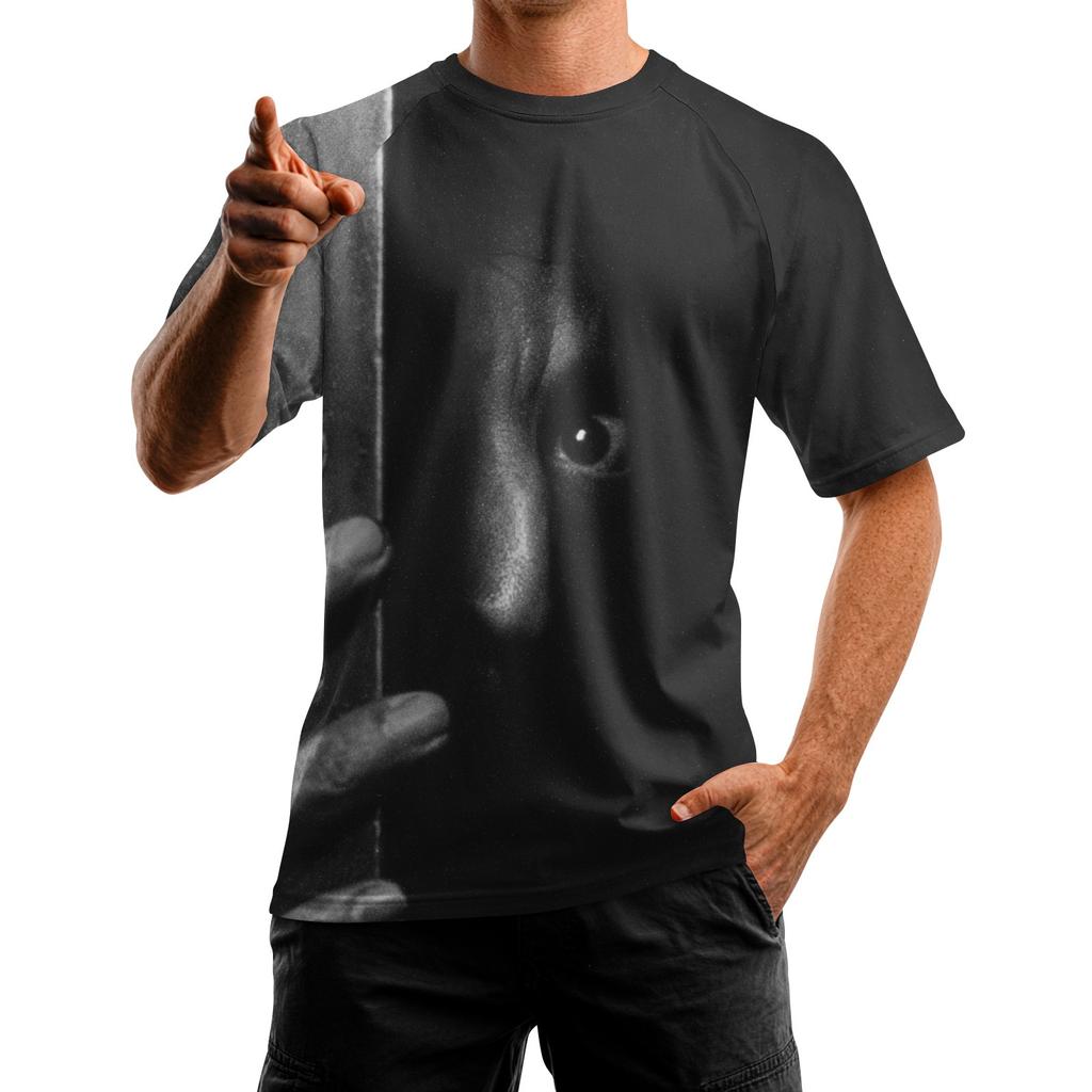 Herre Halloween Trykket Rund Hals Raglan Kort Ermet Topp T-skjorte