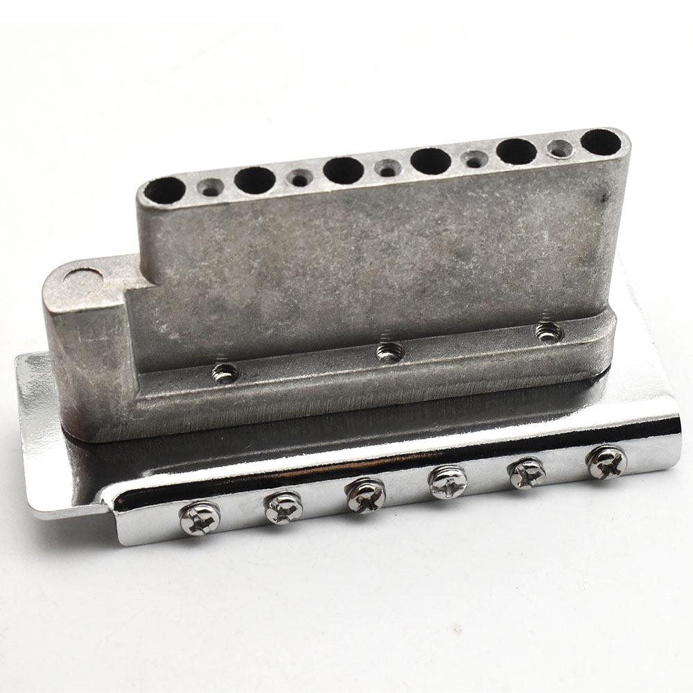 Silver/Black Vintage Electric Guitar Double Locking Tremolo Bridge System