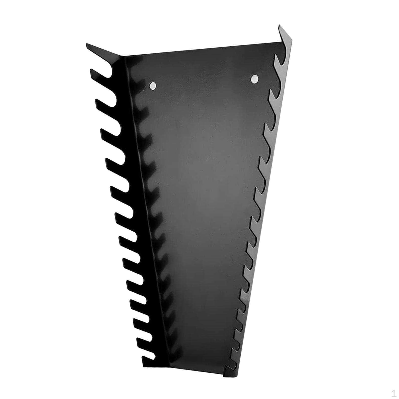 

Підвісний органайзер для гайкових ключів, економія місця, практичний ящик для інструментів, настінний лоток для зберігання для авторемонту чорний