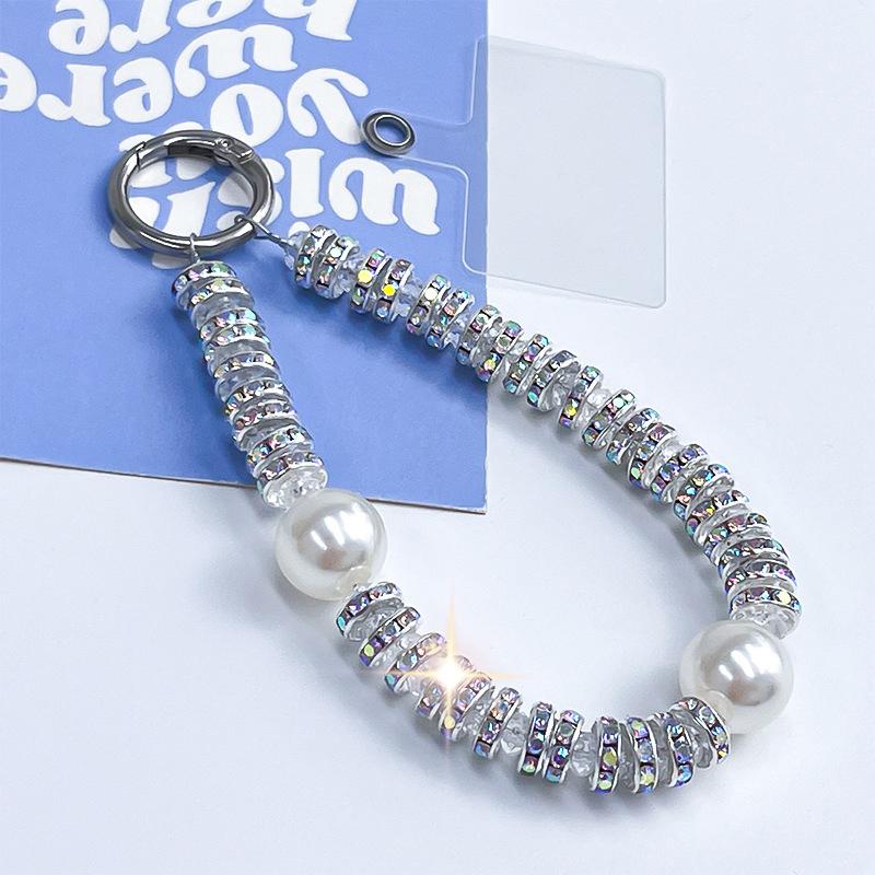 

Роскошный жемчужный ремешок для мобильного телефона, высококачественный чехол для телефона, ремешок, универсальная многофункциональная цепочка для мобильного телефона, предотвращающая потерю