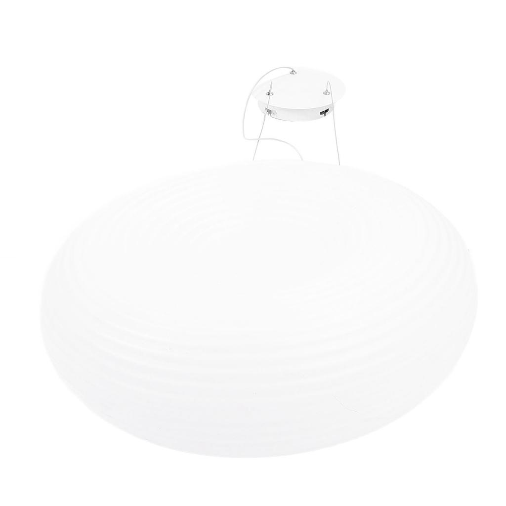 Pendant Light Round Milky White PC Lampshade LED Height Adjustable 3 Color Temperature Stepless