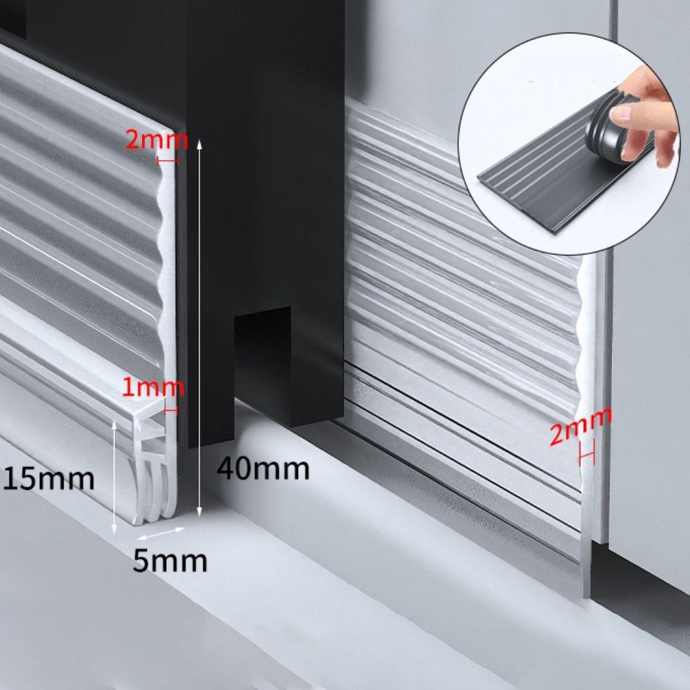 Windproof Waterproof Seal Strip SoundProof Window Gap Baffle Sliding Window Sealing Strip  Window