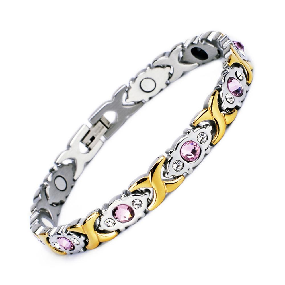 Модный съемный энергетический магнитный браслет, магнитный браслет для похудения, ювелирные изделия, женские аксессуары разноцветный