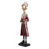 Decorative Figurine Carved Resin Deer with Branching Antlers Ornamental
