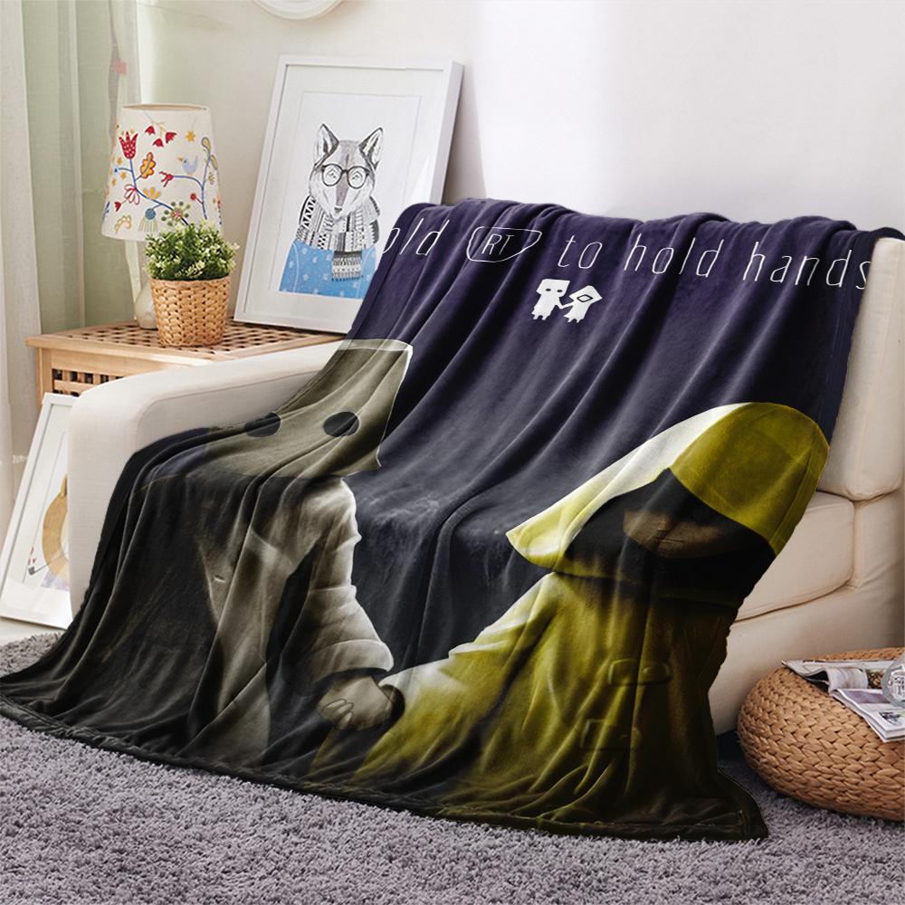Little Nightmares Print Flannel Blanket, High quality Comfortable for All Seasons, Home Decor, Warmth and Comfort, Perfect for Christmas Gifts68
