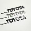 Toyota 2026 Neue Radkappen 3D schwarz Silber Auto Kofferraum Heck Aufkleber Emblem Abzeichen Dekale Dekoration Toyota Corol Autoaufkleber