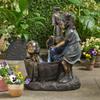 Outdoor Garden Decoration Creative Boys and Girls Sculpture Garden Ornaments Resin Crafts Gardening Halloween Gifts Home Decor