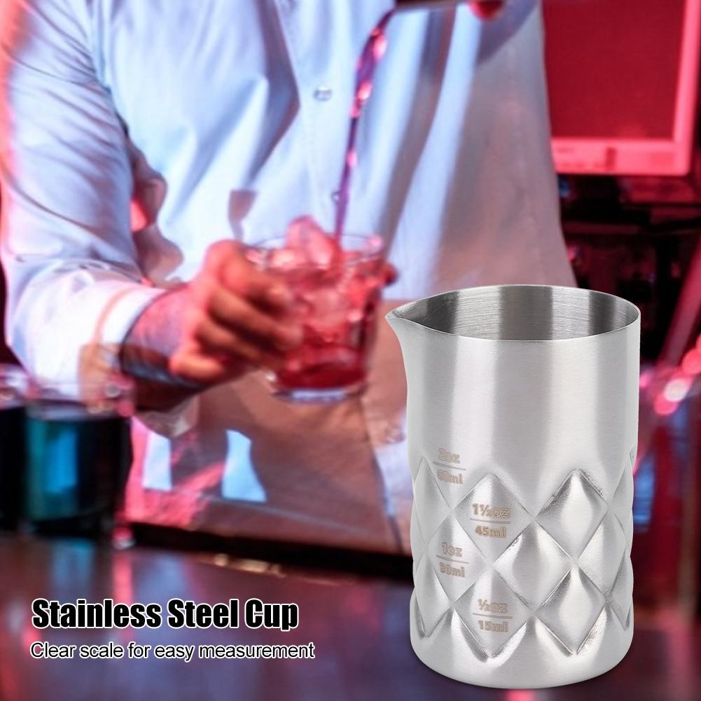 50ml Edelstahl Bar Kaffee Milch Bier Cocktail Messbecher Waage Weinwerkzeug