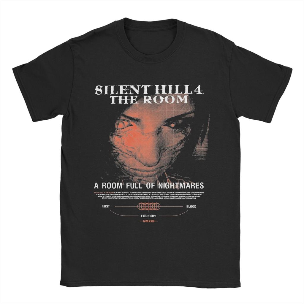 Funny Silent Hill - The Room T Shirt Men 100%Cotton Short Sleeve PC Videogames Survival Horror Round Neck Summer TopsTops