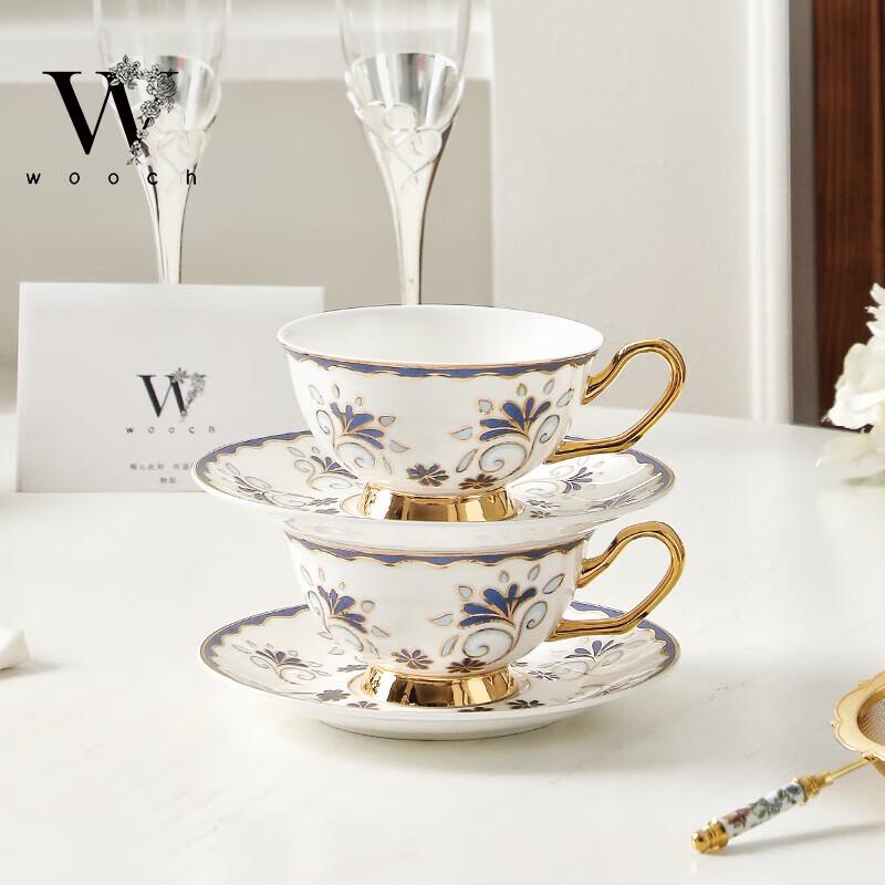 WOOCH Blue Sea Ceramic Cup & Saucer Gift Set